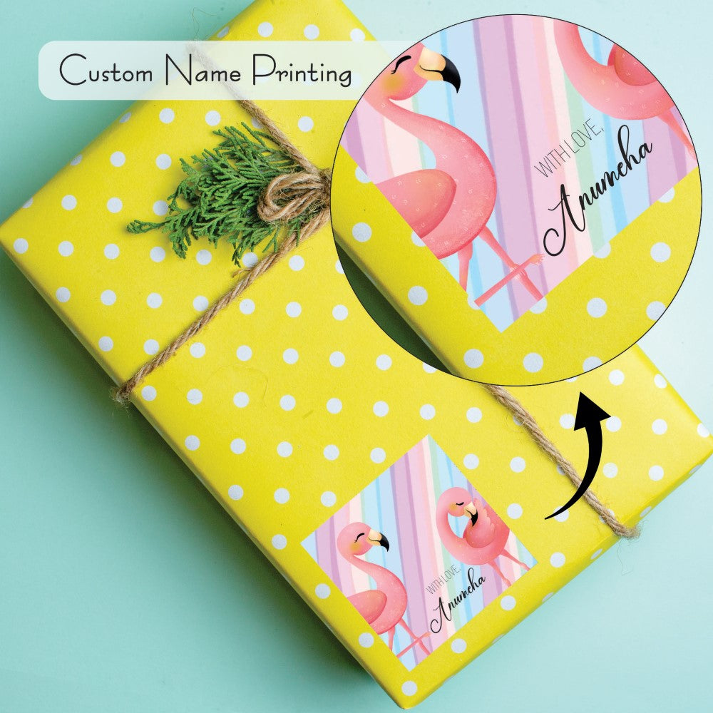 Gift tags Square - Pretty in Pink