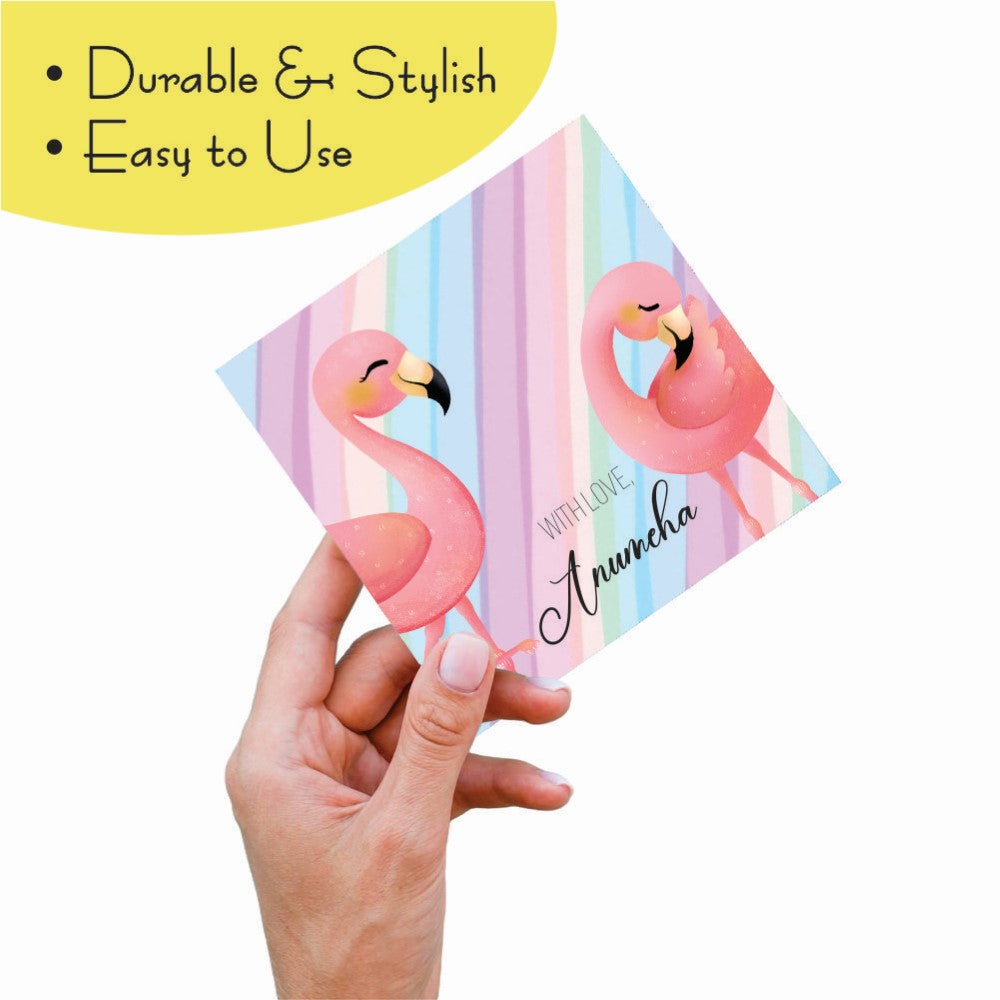 Gift tags Square - Pretty in Pink