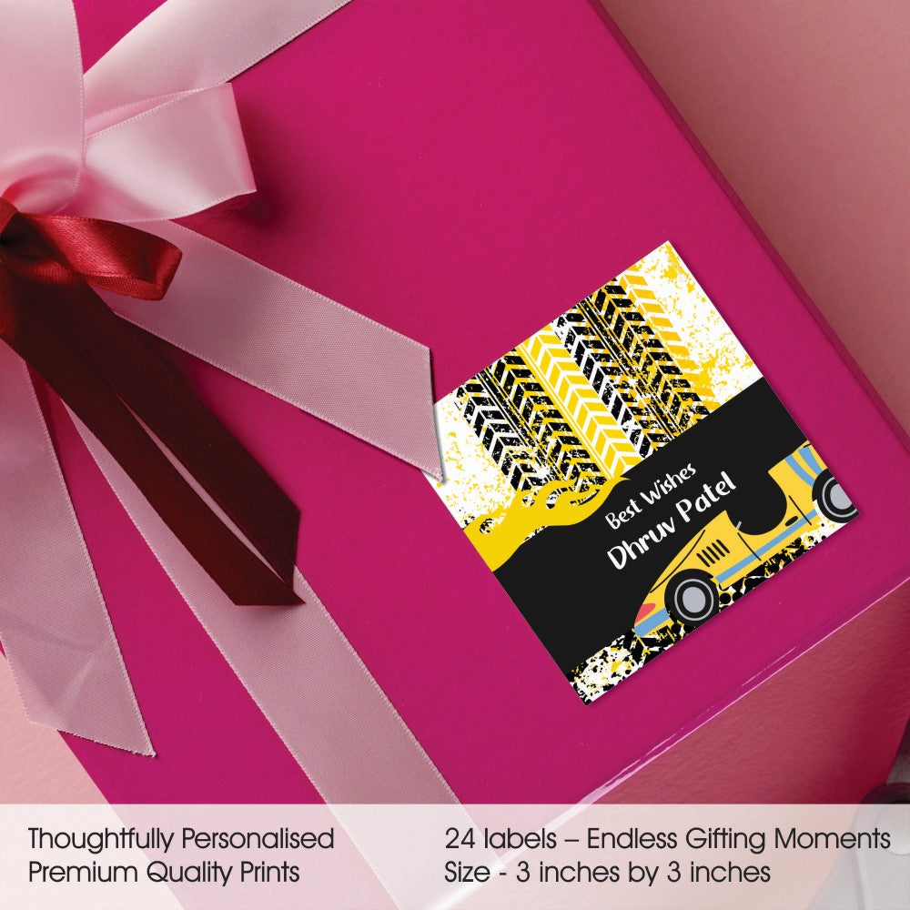 Gift Labels personalized - Racers Club