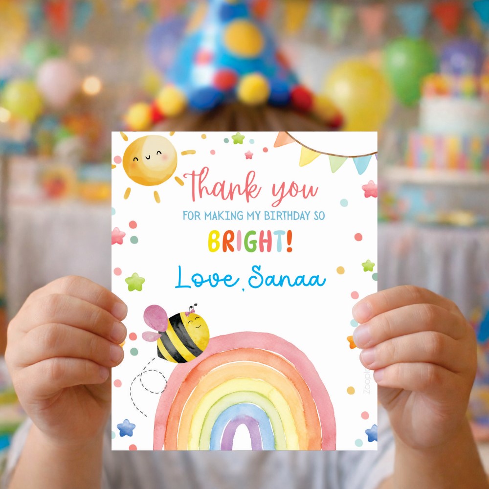 Thank You Tag - Rainbow Magic