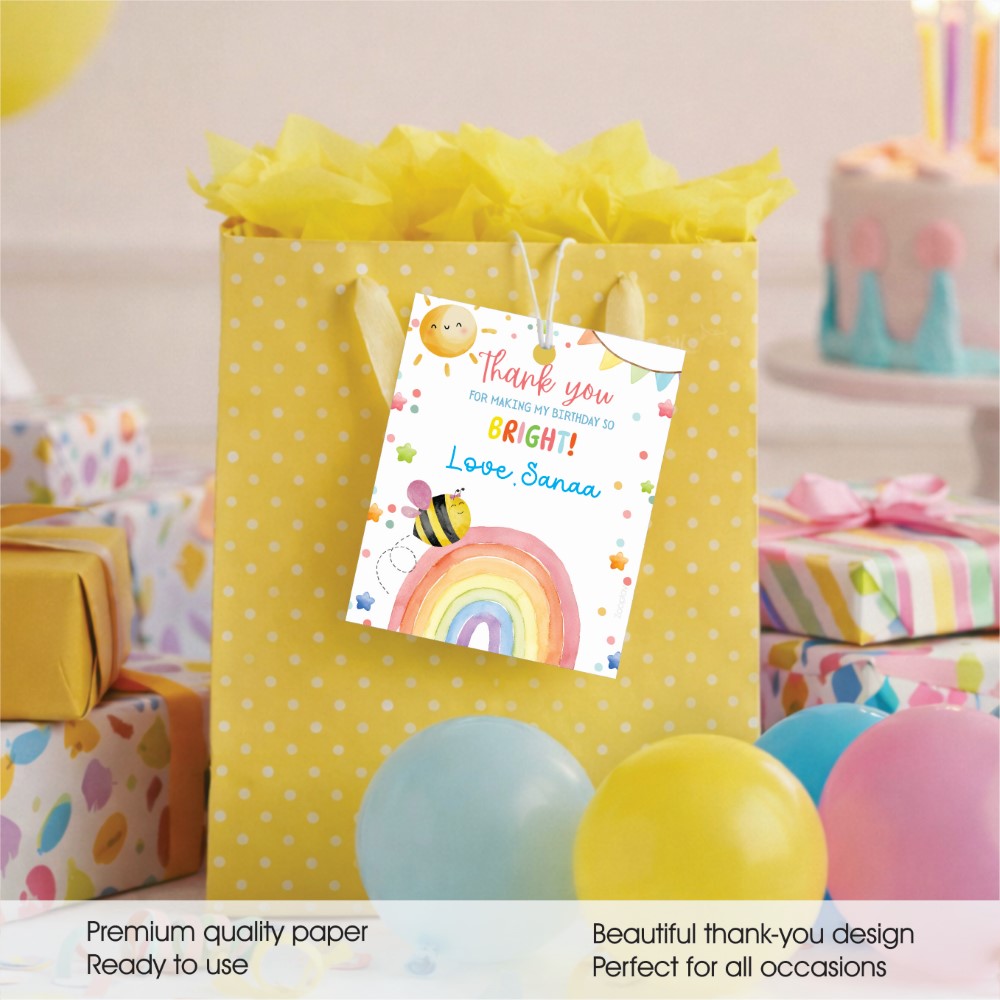 Thank You Tag - Rainbow Magic