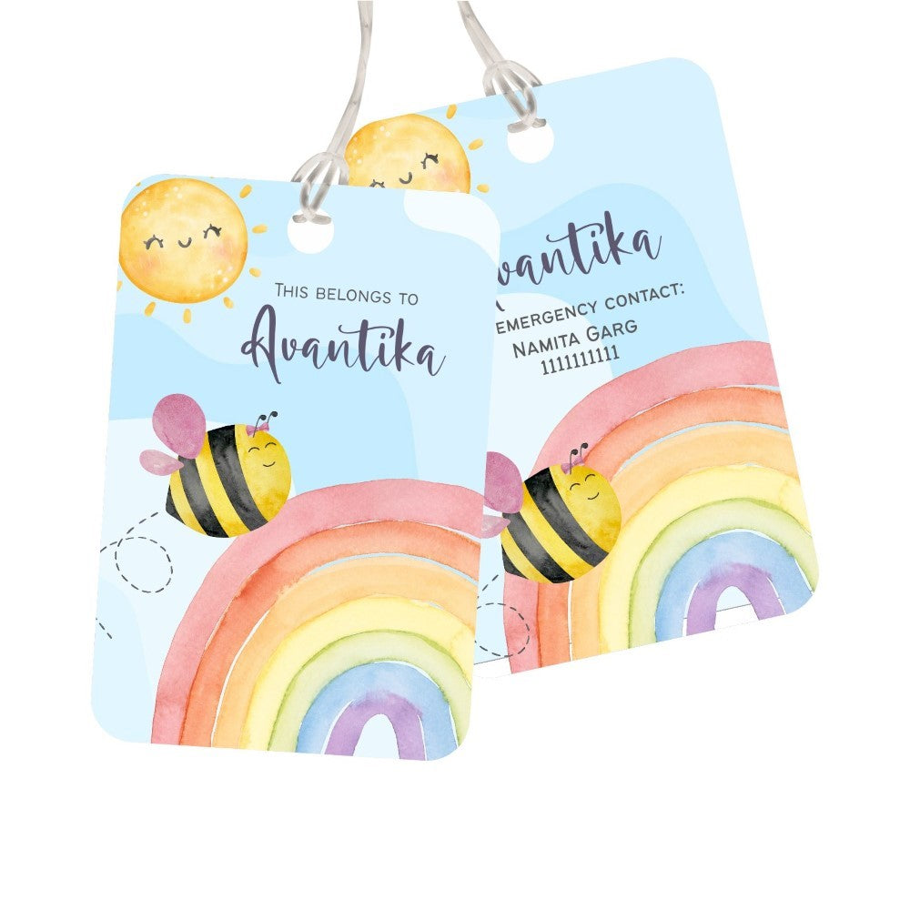 Bag Tag - Rainbow Trails
