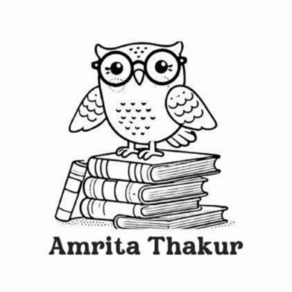 Book stamp - Reading Owl