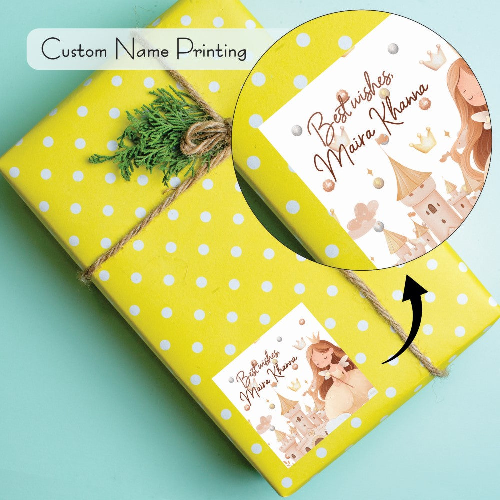 Gift tags Square- Royal Wishes