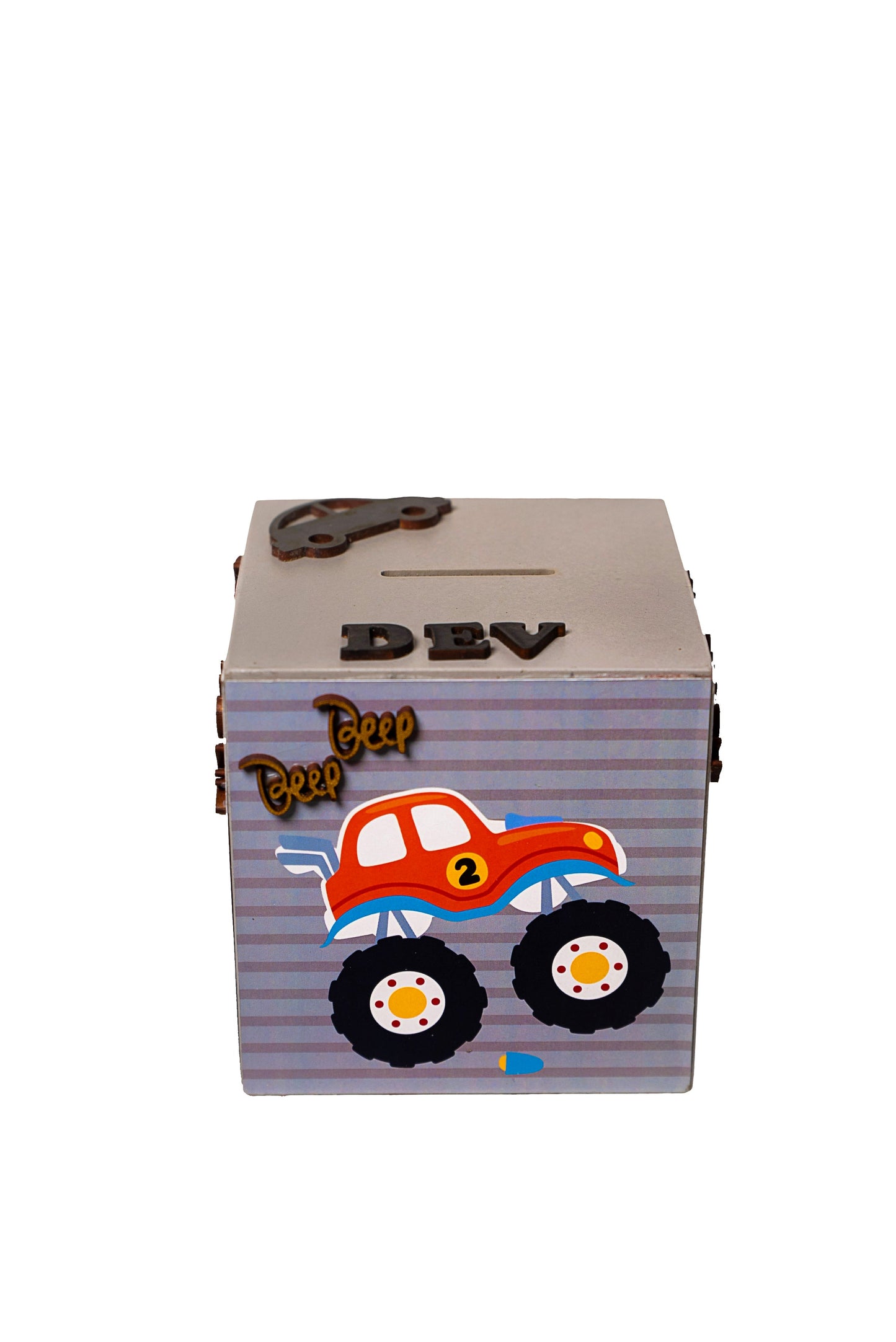 Monster Truck Theme Piggy Bank