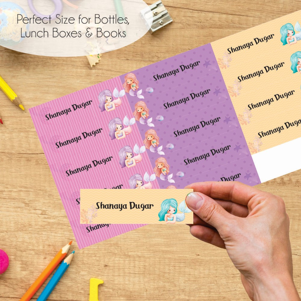 Waterproof Name Labels - Shell  & shine