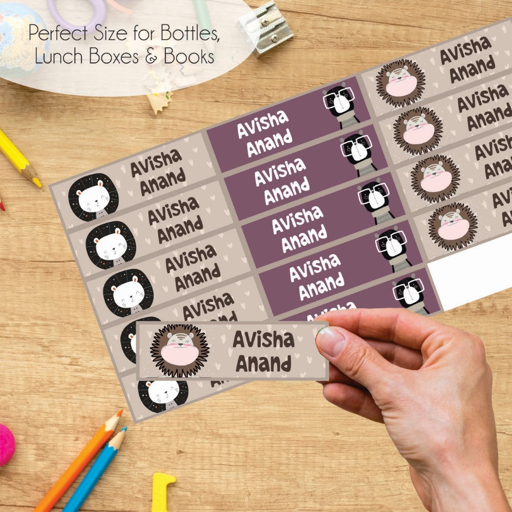 Waterproof Name Labels - Smart Safari