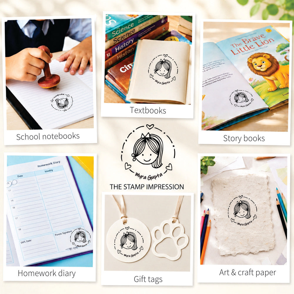 Book stamp - Smiley Sketches