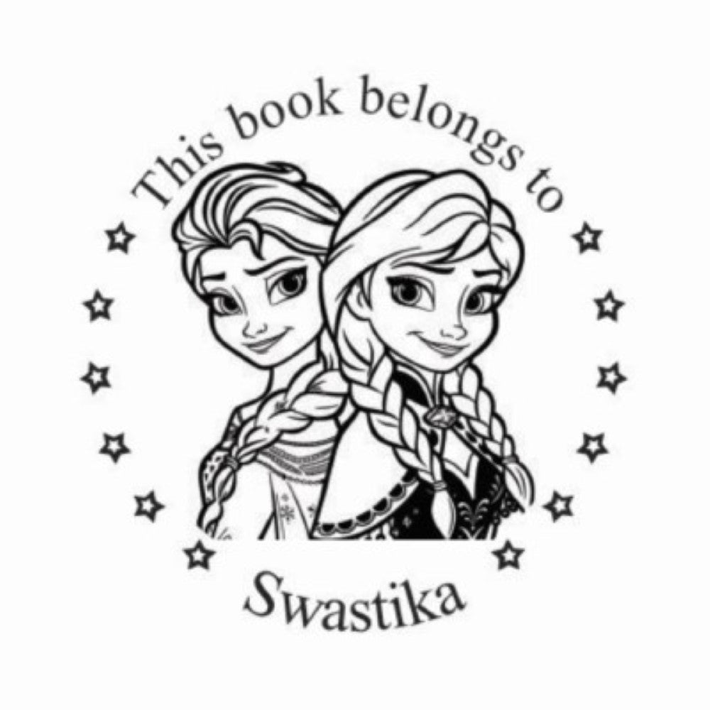 Book stamp - Snowflakes Dreams