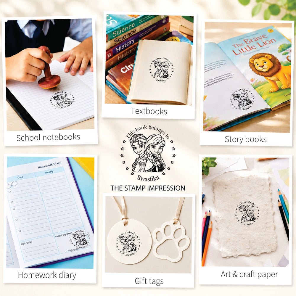 Book stamp - Snowflakes Dreams