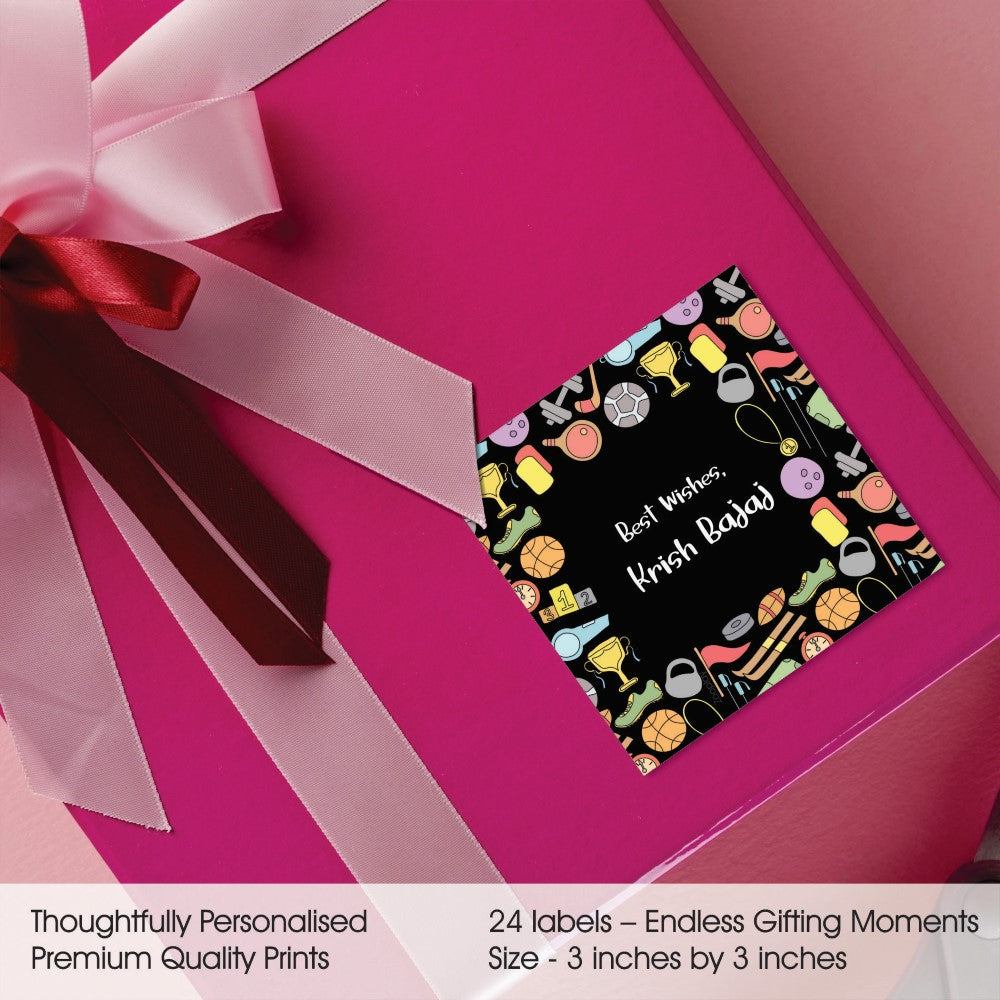 Gift Labels personalized - Sports Legends