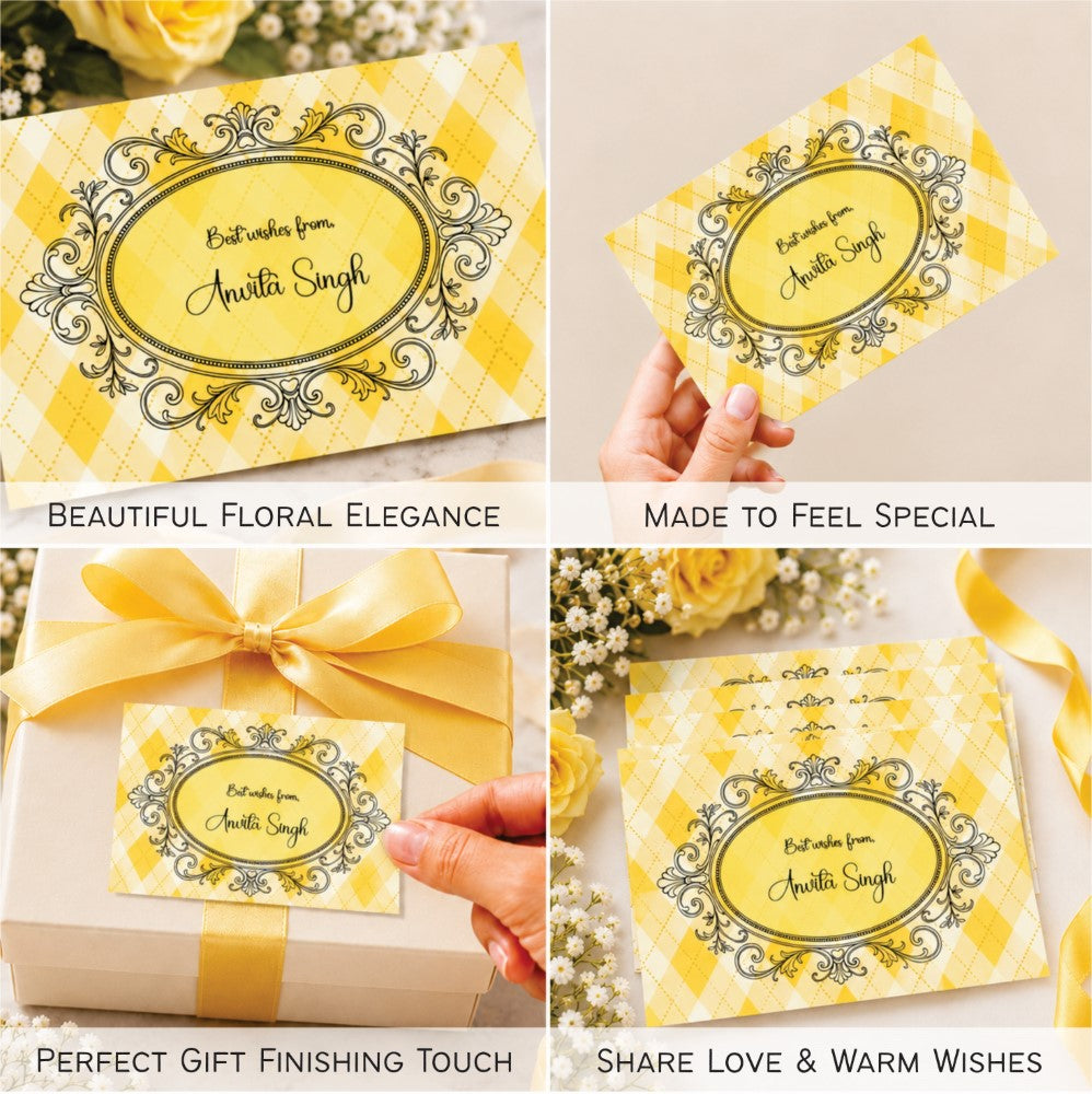 Gift tags rectangle - Sunshine Grace