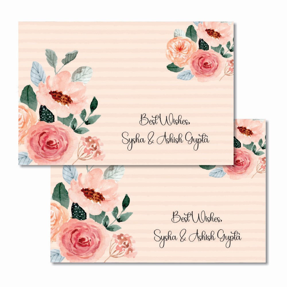 Gift tags rectangle - Timeless Blooms