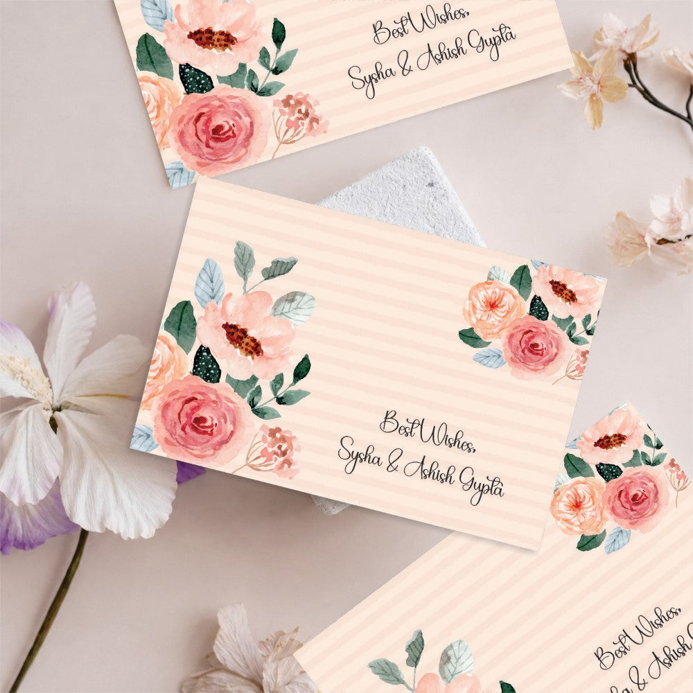Gift tags rectangle - Timeless Blooms