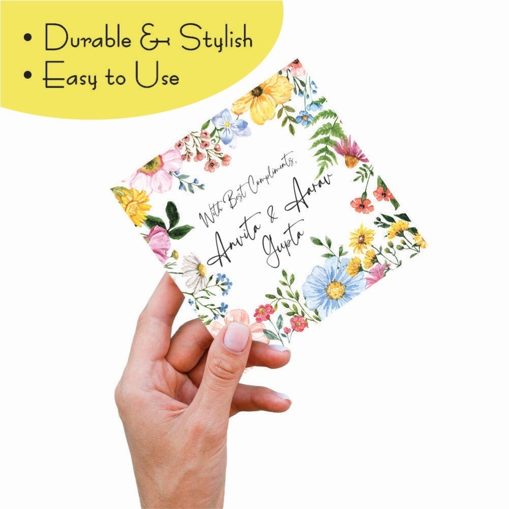 Gift tags Square - Timeless Blooms