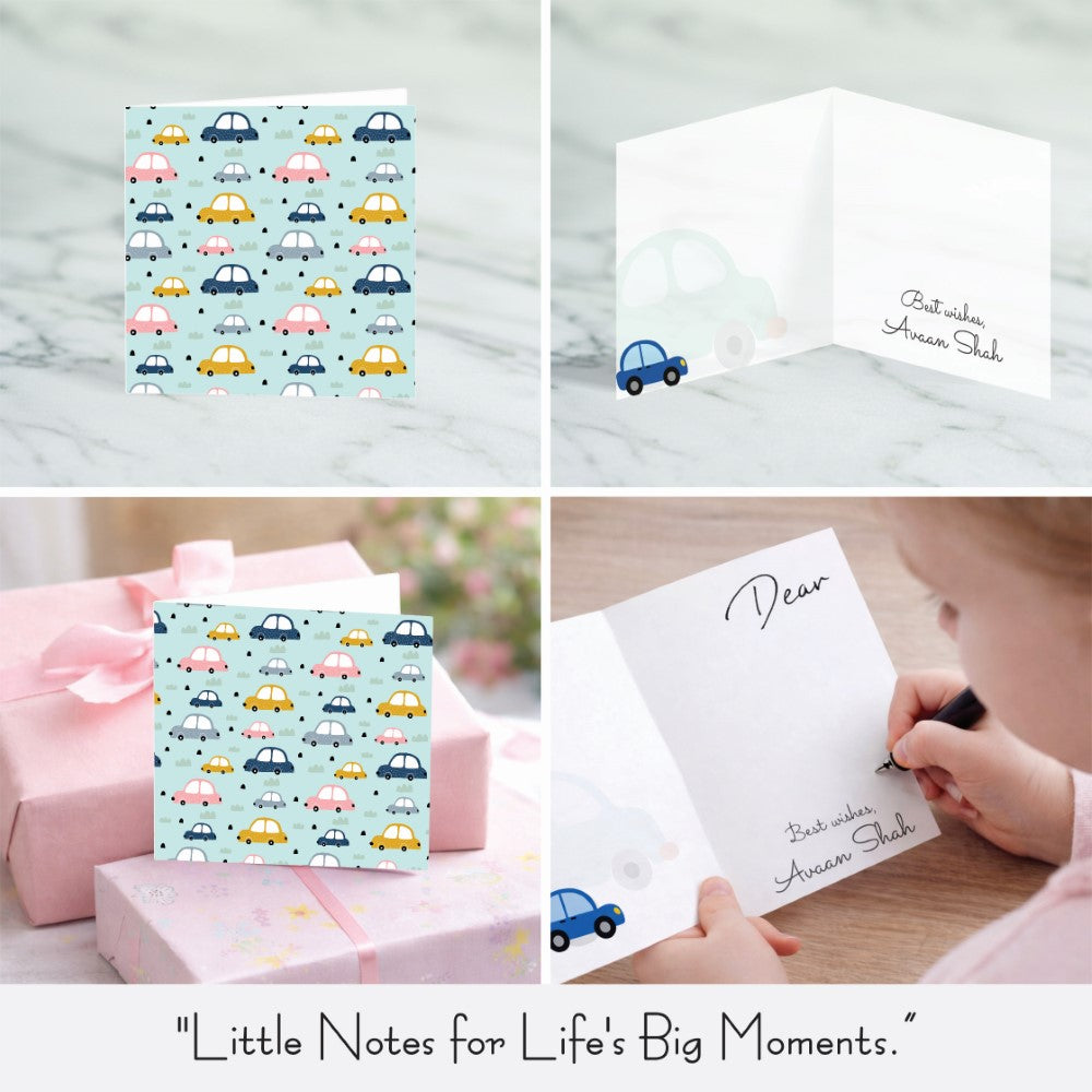 Personalised GIft Notecard - Tiny Travels