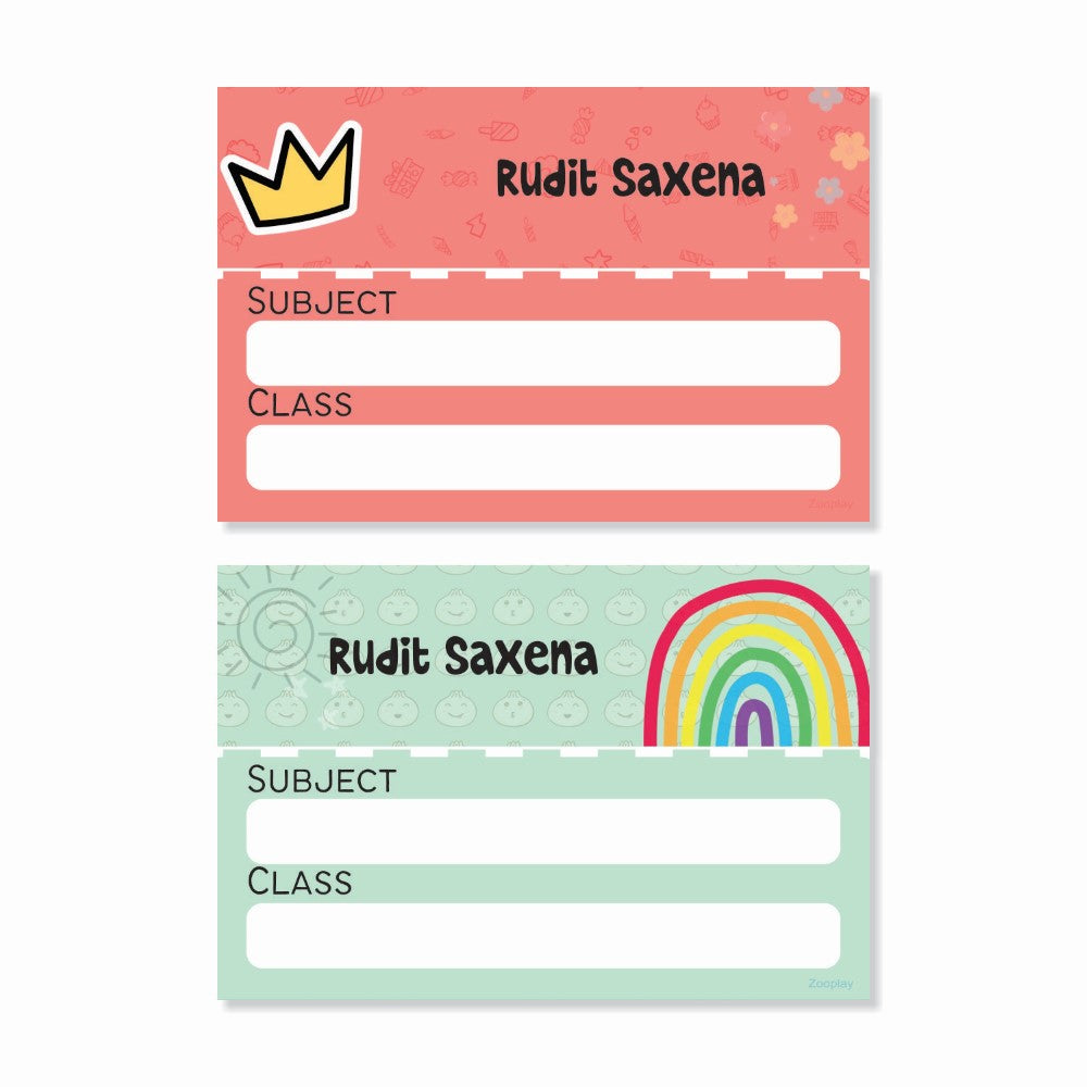 Personalised Book Labels - Tiny treasures