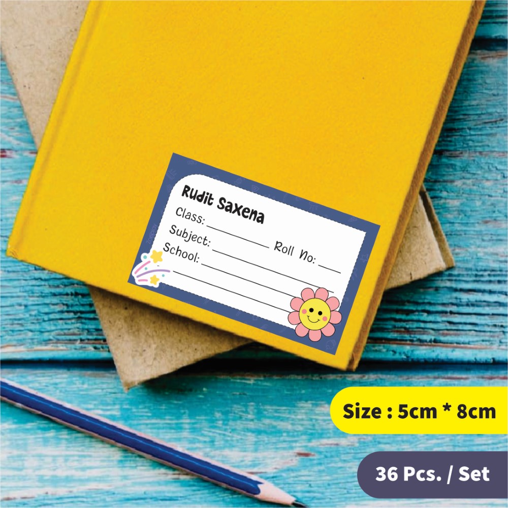 Personalized School Book Labels - Tiny Treasures