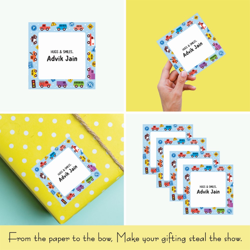 Gift tags Square - Tiny Wheel