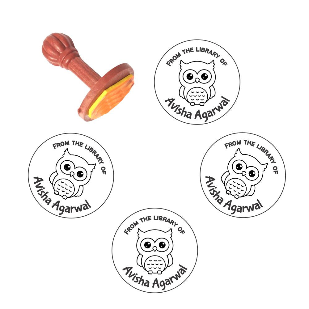 Book stamp - Twilight Hoot