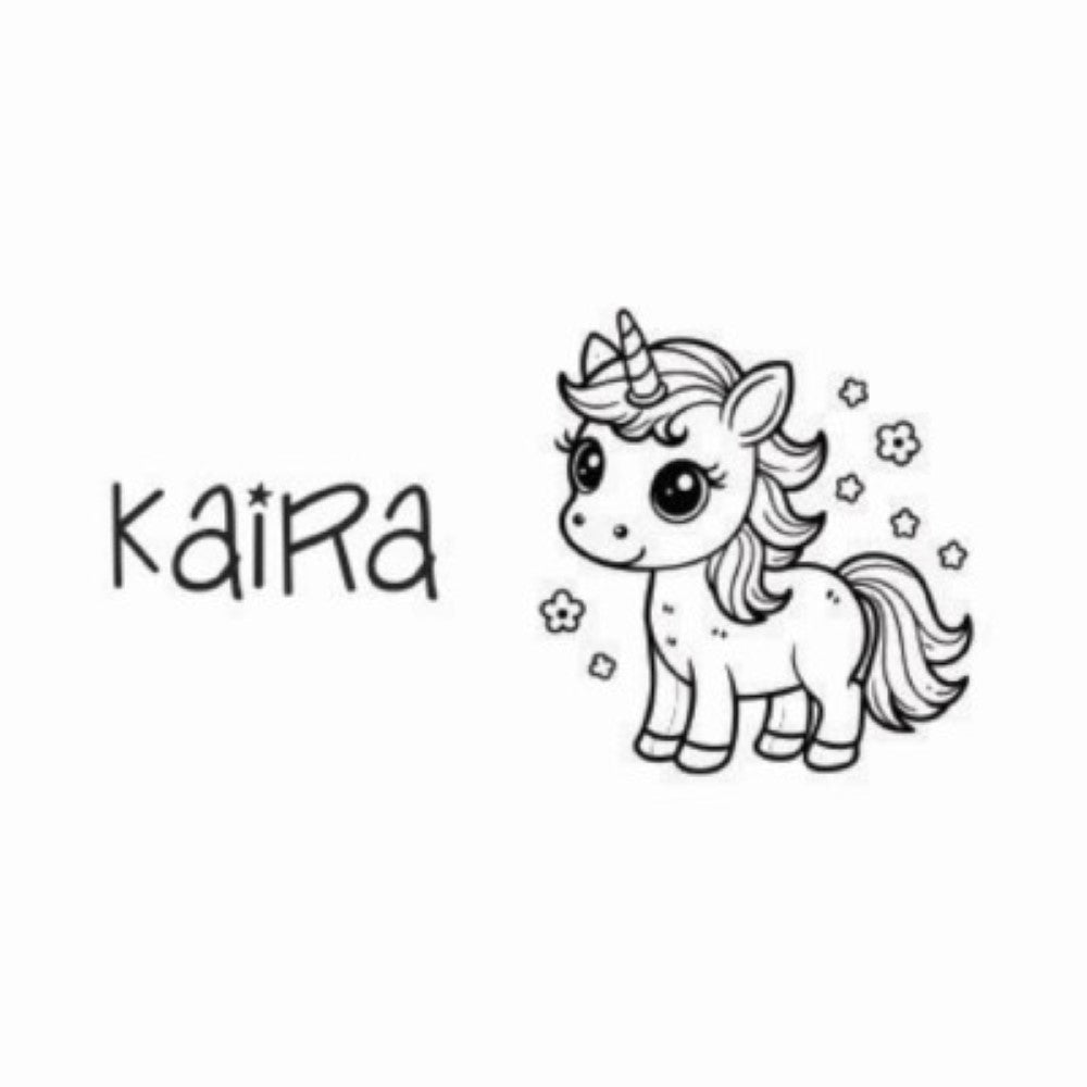 Book stamp - Unicorn