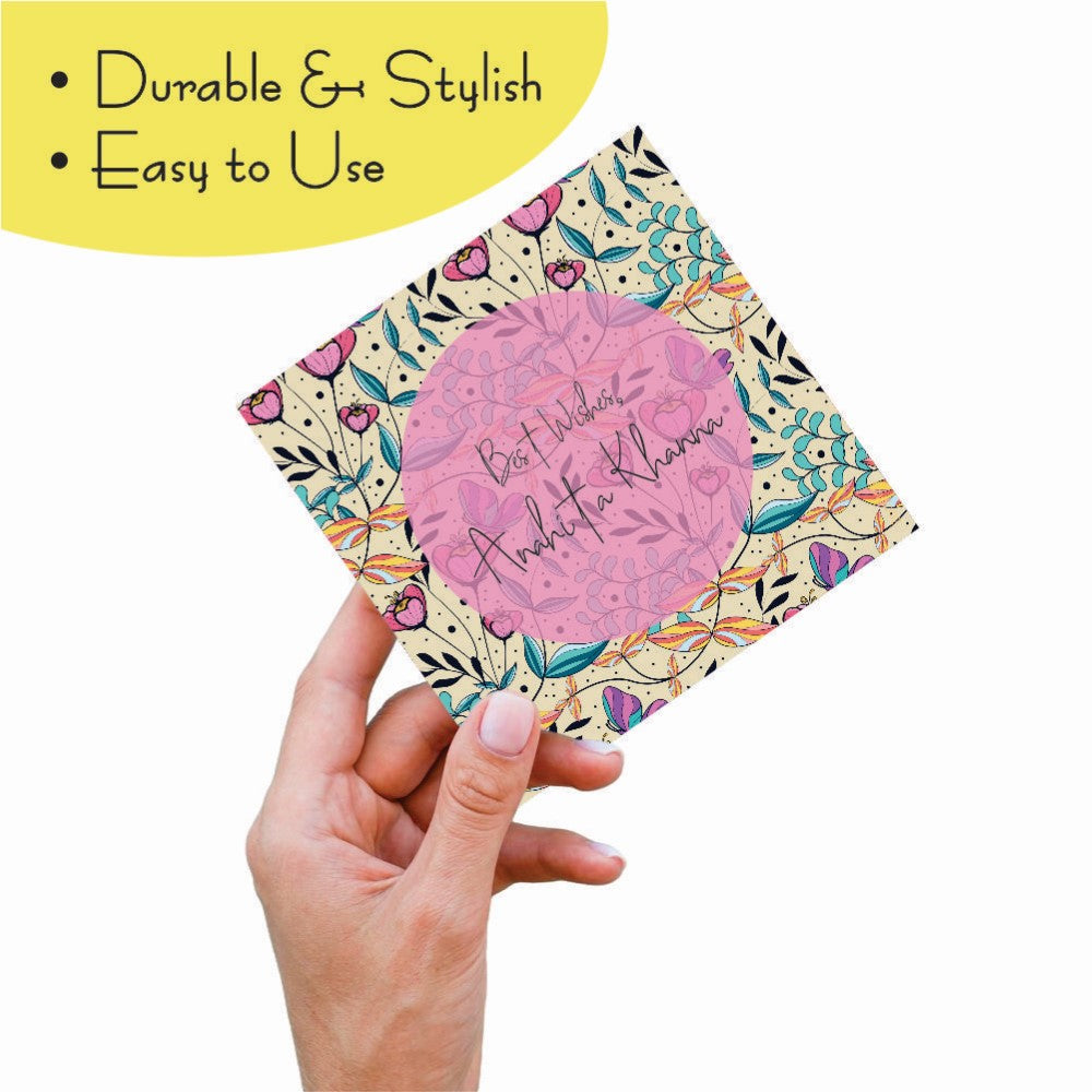 Gift tags Square - Vintage Garden