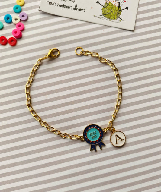 Chain Bracelet Rakhi (Personalised) - Best Bro