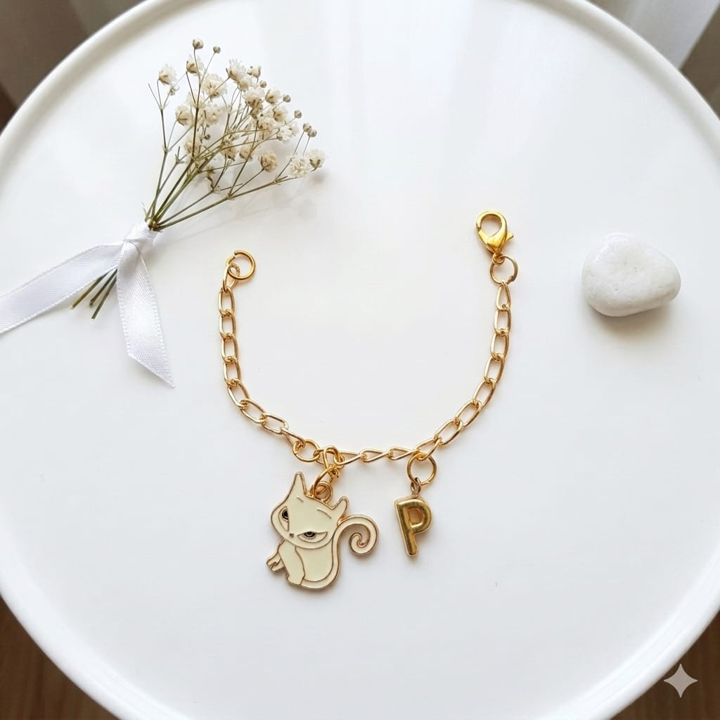 Chain Bracelet Rakhi - Cat