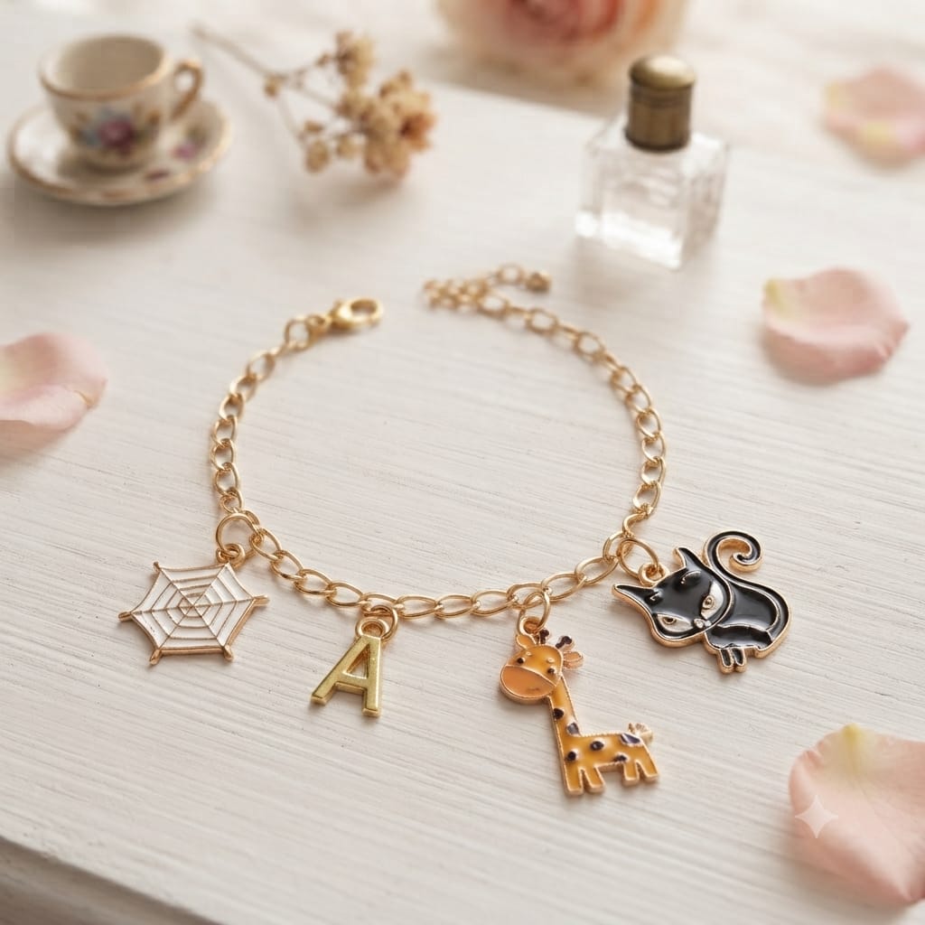 Chain Bracelet Rakhi - Cute animals