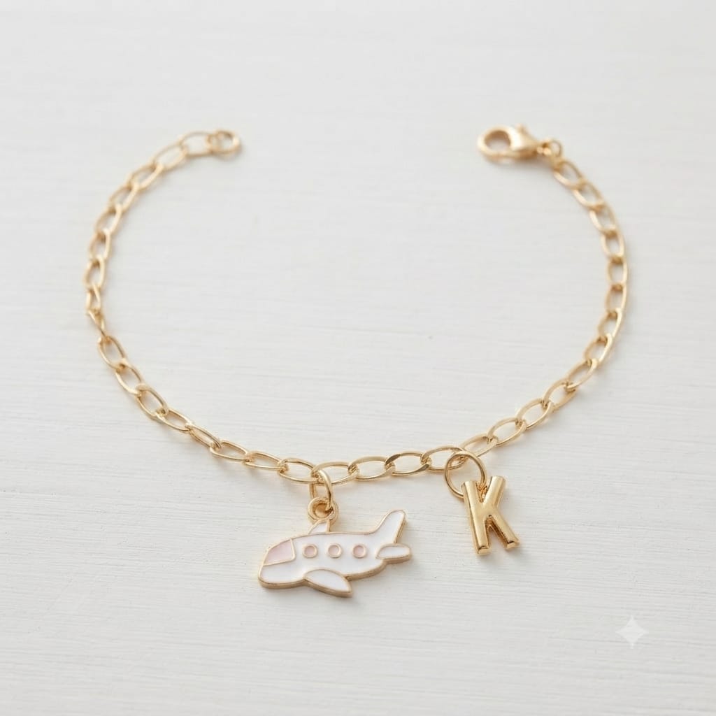 Chain Bracelet Rakhi - Aeroplane