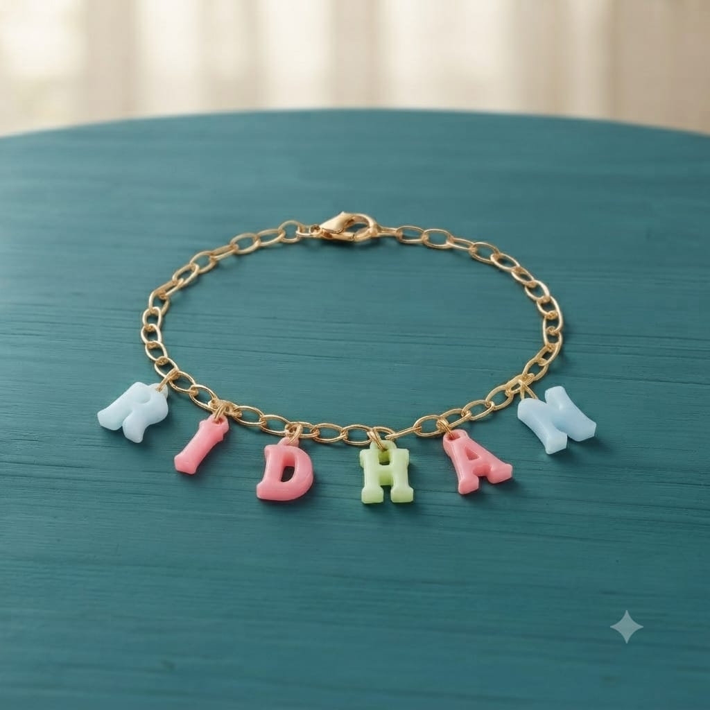 Chain Bracelet Rakhi - Name