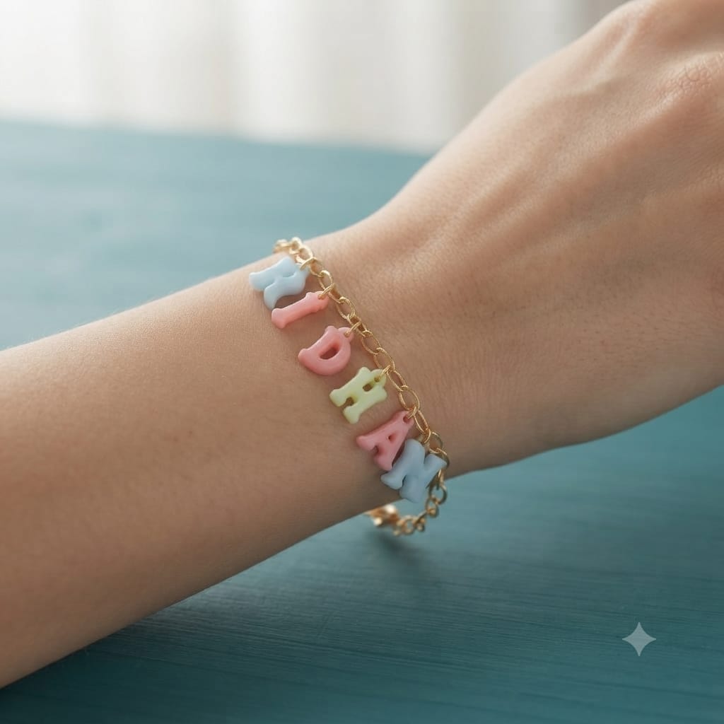 Chain Bracelet Rakhi - Name