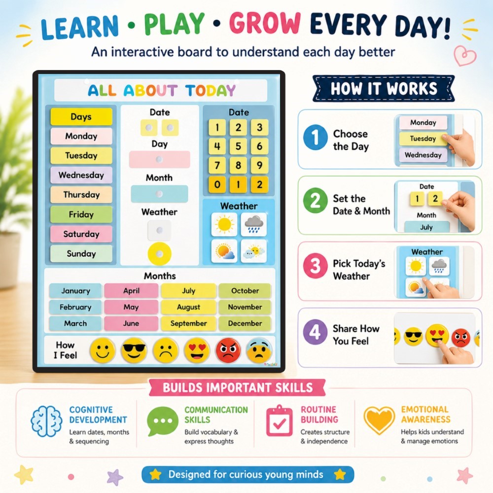 Wooden Calender Activity