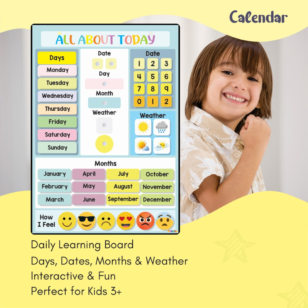 Wooden Calender Activity