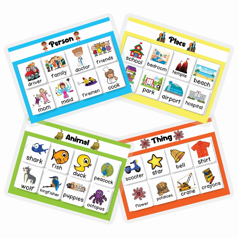 Noun Sorting Activity – Person, Place, Animal & Thing