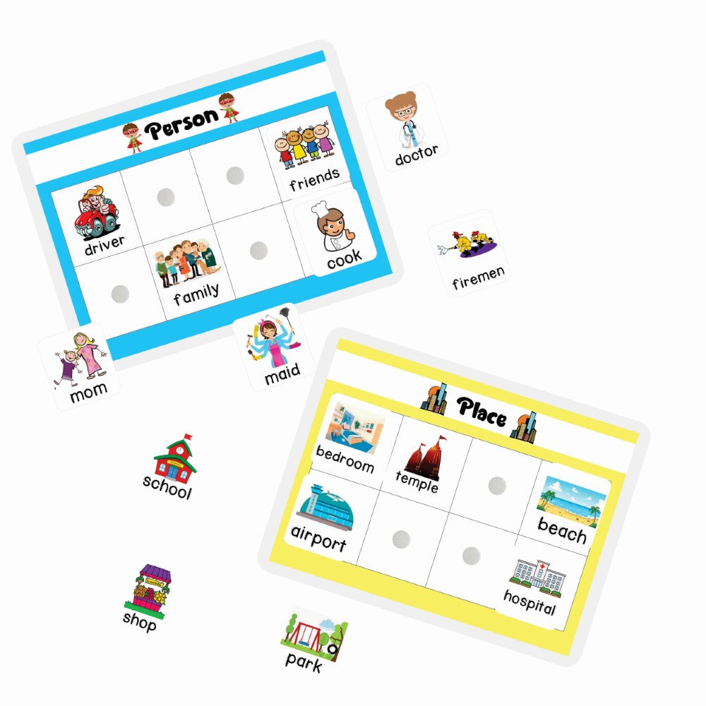 Noun Sorting Activity – Person, Place, Animal & Thing