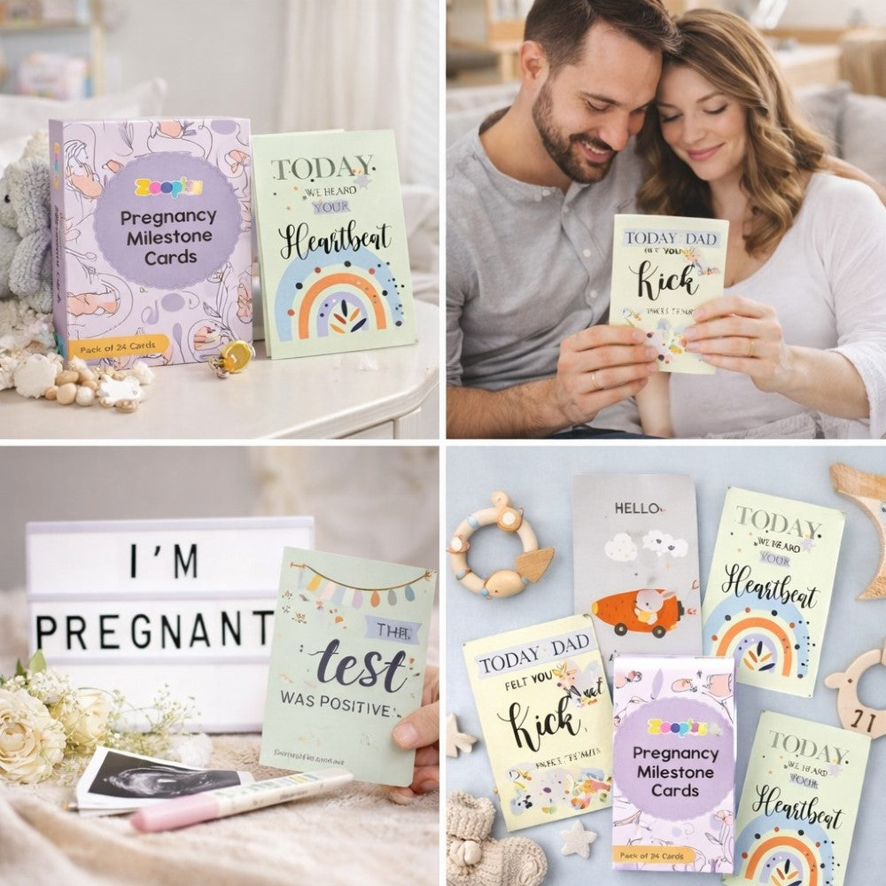 Pregnancy Milestones Flashcards- Pack of 24