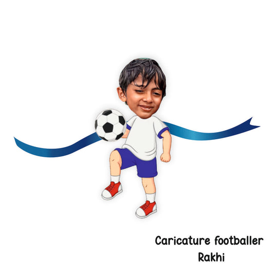 Caricature Rakhi - Football
